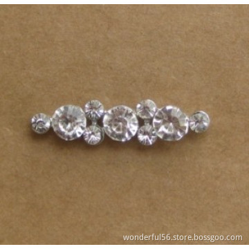 rhinestone diamante banner buckle